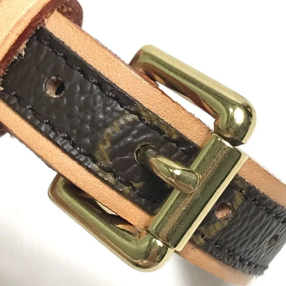 LOUIS VUITTON M58072 Monogram Collier BaxterPM Dog Collar